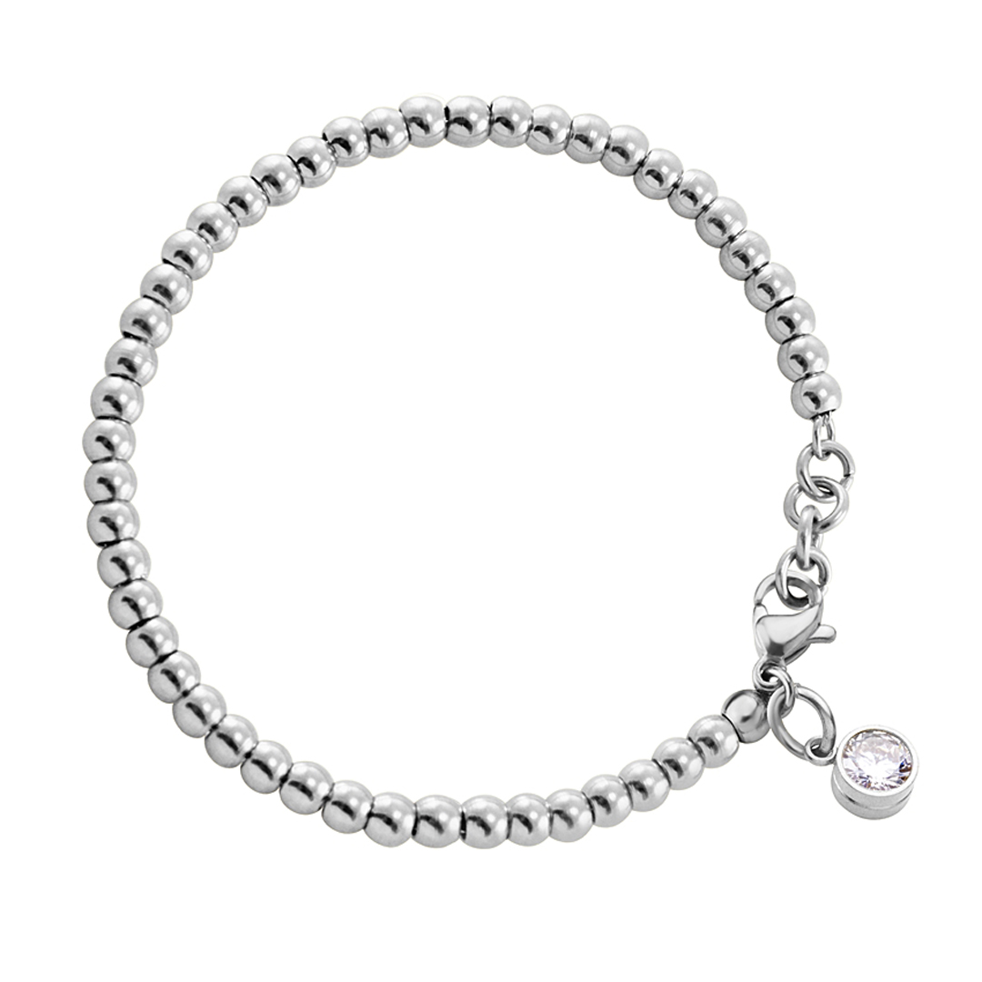 Beads Crystal (White) Bracelet – Me&U