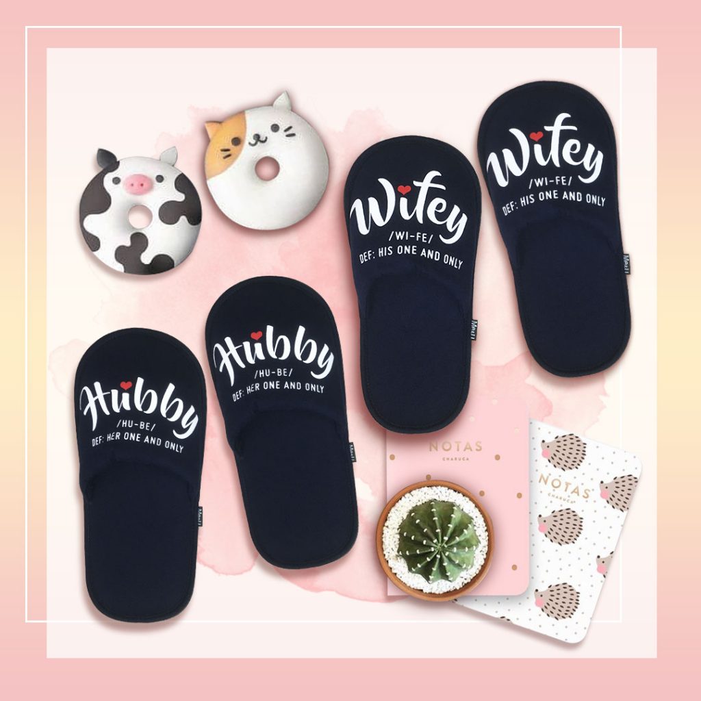 Hubby & Wifey Couple Bedroom Slippers – Me&U